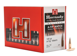 A-TIP MATCH 6.5MM (0.264") ALUMINUM TIPPED RIFLE BULLETS