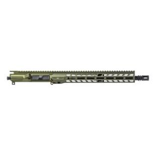 M4E1 Threaded 14.5" 5.56 Carbine-Length M4 QPQ Barrel Complete Upper 13.5" Slimline Handguard - OD Green Anodized